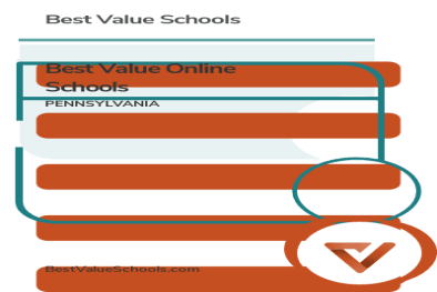 Best Value Online Schools in Pennsylvania badge